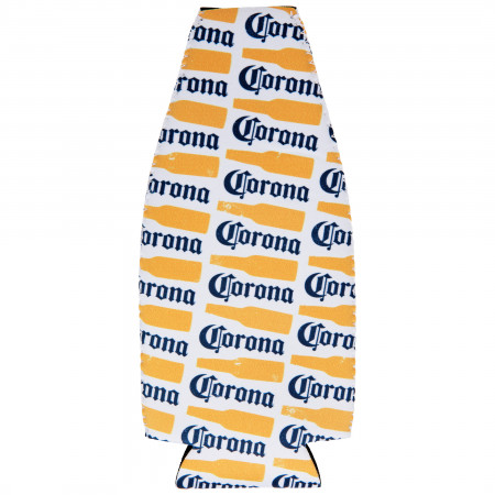 Corona Extra Logo w/Bottle Print Zipped Bottle Sleeve